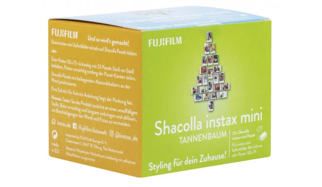 Fujifilm 1x23 Shacolla Box Christmas Tree Instax Photo Panels