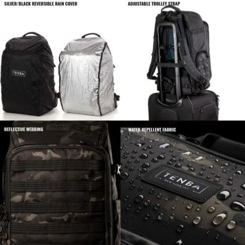Tenba Axis V2 24L Rucksack - MultiCam Schwarz