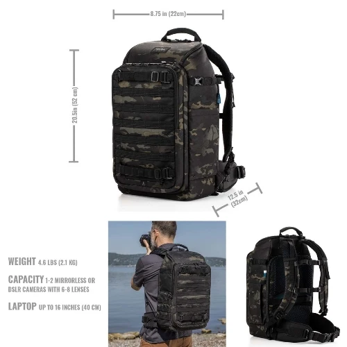 Tenba Axis V2 24L Rucksack - MultiCam Schwarz