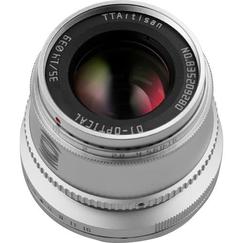 TTArtisan APS-C 35mm f/1.4 Fuji X mount Silver