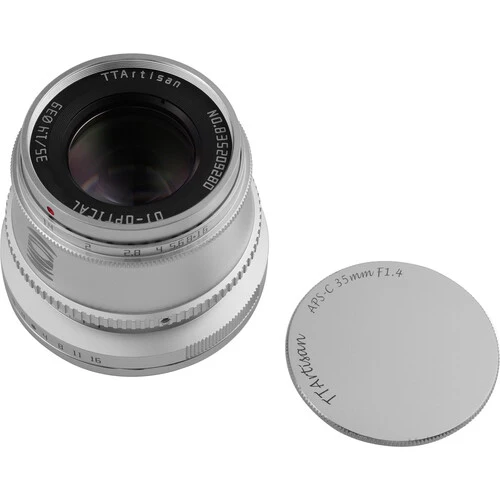 TTArtisan APS-C 35mm f/1.4 Fuji X mount Silver