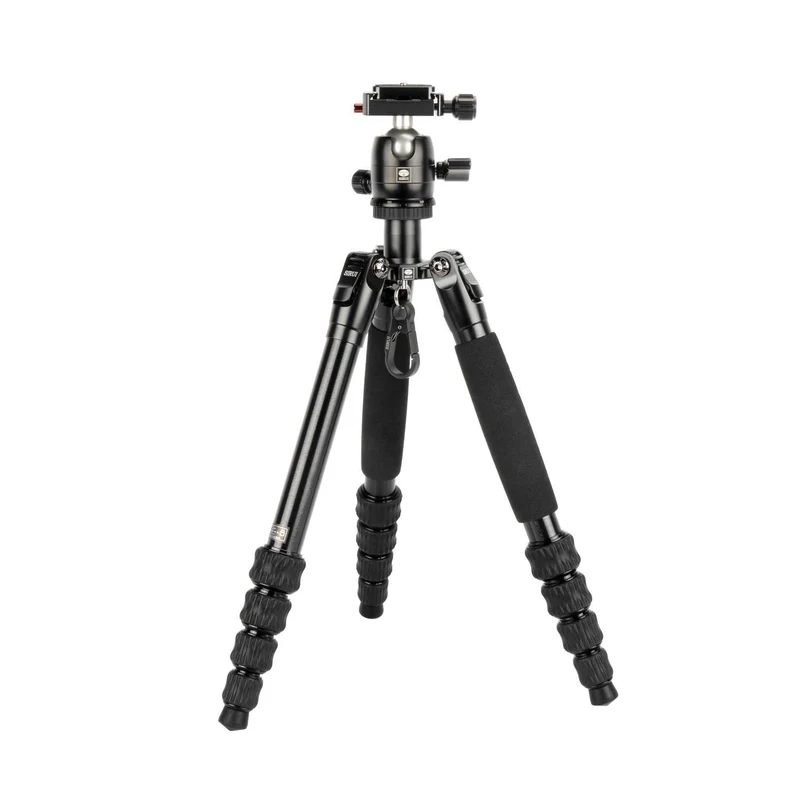 Sirui Traveler 5AX Reise-Stativ schwarz Aluminium + B-00K Kugelkopf