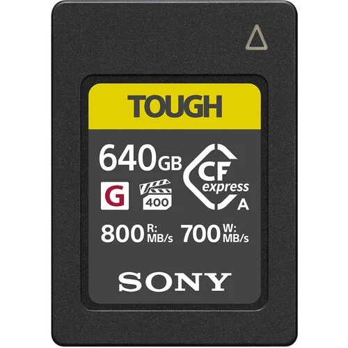 Sony 640GB CFexpress Type-A TOUGH Memory Card (CEAG640.SYM)