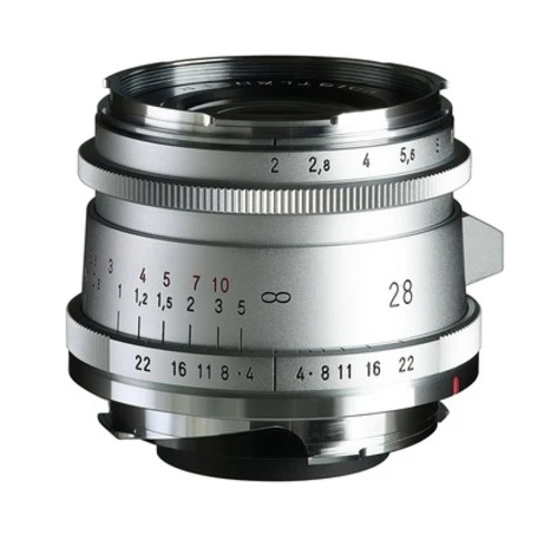 Voigtländer Ultron 28mm F/2 ASPH Type II Leica M Mount silver