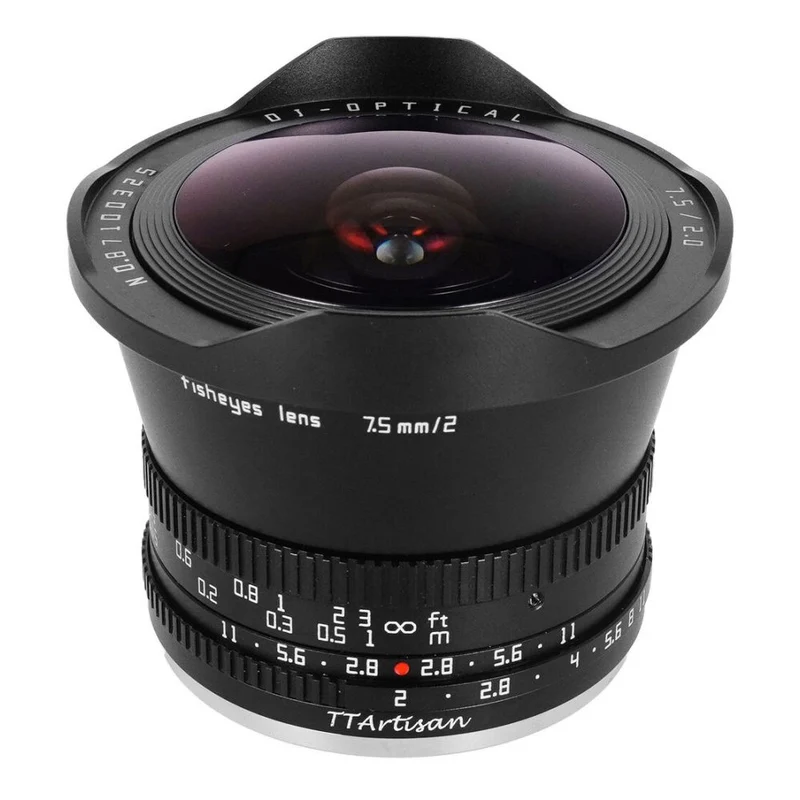 TTArtisan APS-C 7.5mm f/2.0 MFT Black