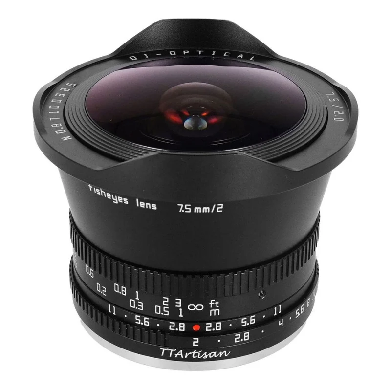 TTArtisan APS-C 7,5mm f/2,0 Fuji X-Mount schwarz