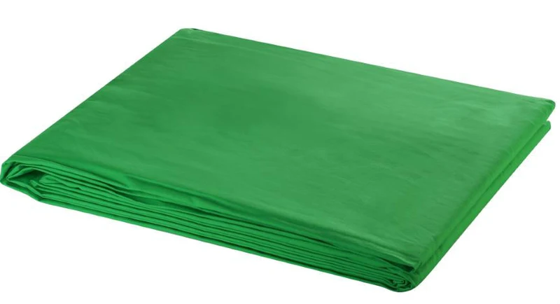 Bresser BG-3X4-CK Hintergrund 3,0 x 4,0 Meter Chromakey-Grün