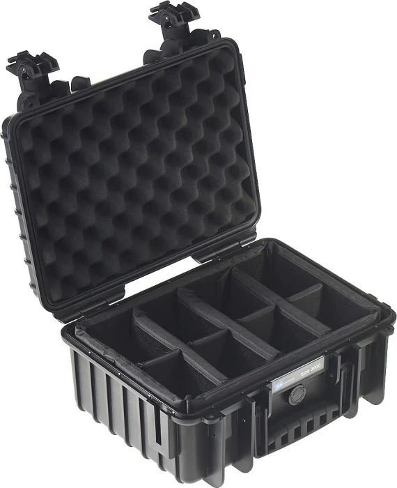 B&W outdoor.cases type 3000 schwer + Verteiler