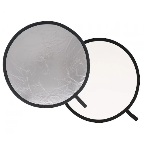 Manfrotto Zusammenklappbarer Reflektor 50cm silber/weiss