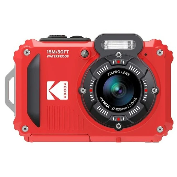 Kodak Waterproof WPZ-2 4x Zoom WiFi Rot