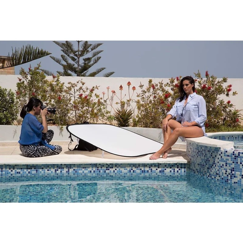 Manfrotto faltbarer Panelite Reflexionsschirm 180x120cm sunfire/silver