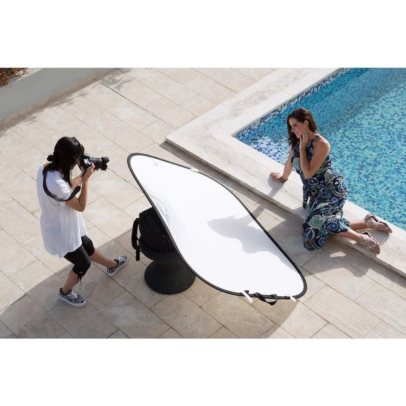 Manfrotto faltbarer Panelite Reflexionsschirm 180x120cm sunfire/silver