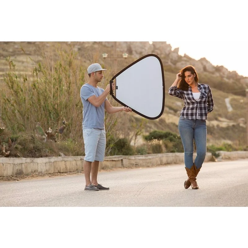 Manfrotto Trigrip Reflexionsschirm 75cm sunfire/silver