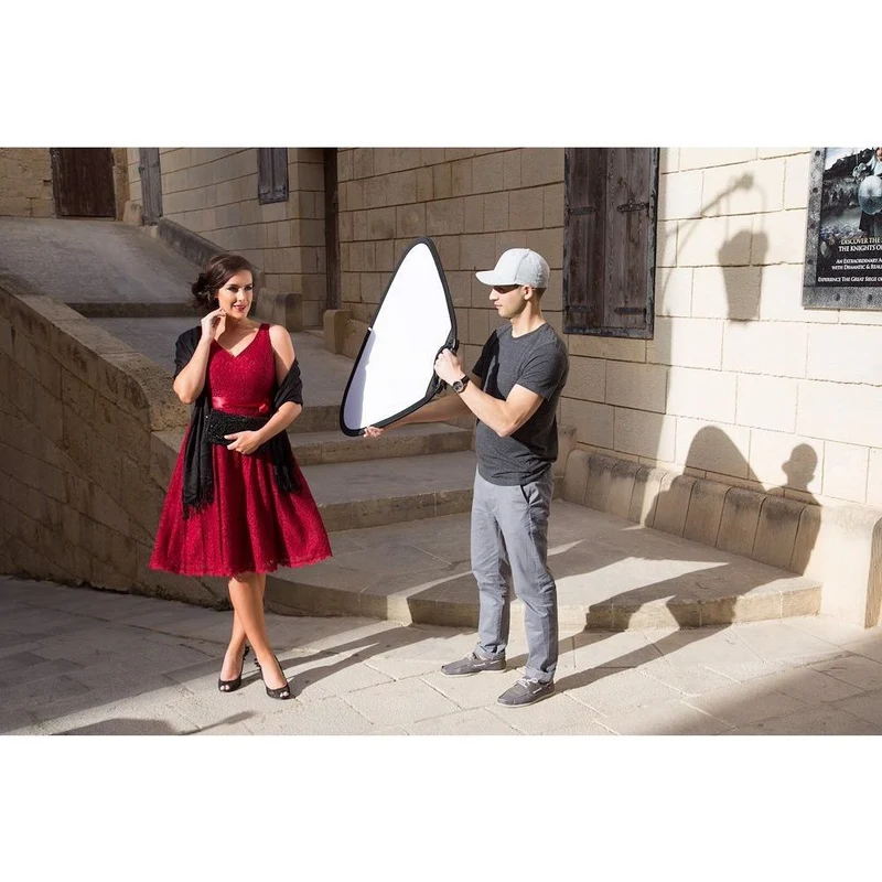 Manfrotto Trigrip Reflexionsschirm 75cm sunfire/silver