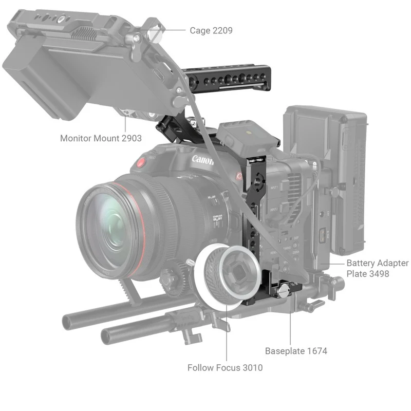 SmallRig Handheld Kit für Canon EOS C70 3899