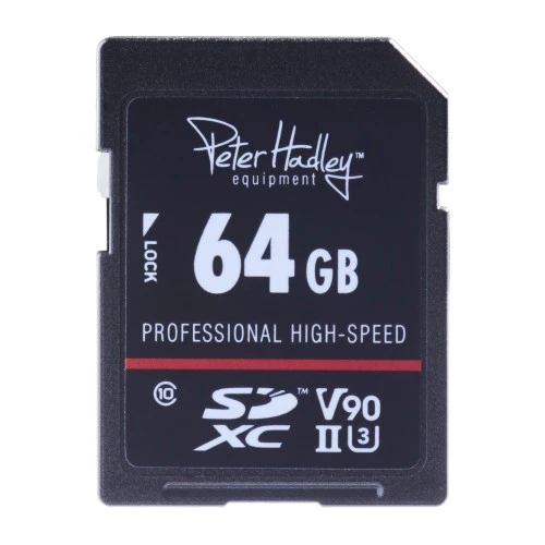 Peter Hadley 64GB SDXC Professional Hochgeschwindigkeitsklasse 10 UHS-2