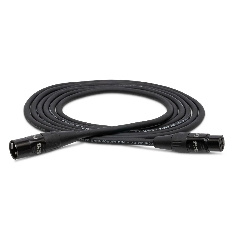 Hosa Pro Microphone Cable, REAN XLR3F to XLR3M, 3m