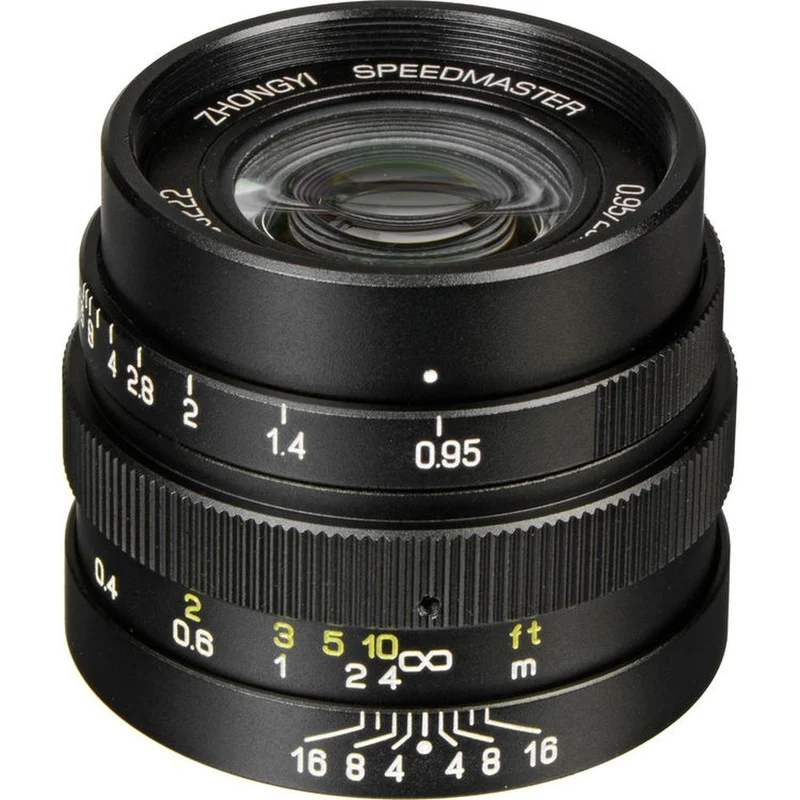 Zhongyi Mitakon 25mm f/0.95 MFT Schwarz