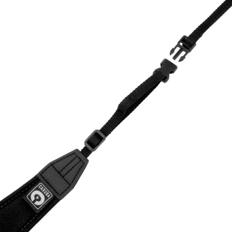 Caruba Kamera Neckstrap - extra lang + Schnellverschluss (schwarz)