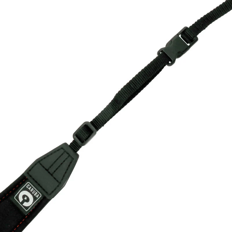 Caruba Kamera Neckstrap - extra lang + Schnellverschluss (schwarz+rot)