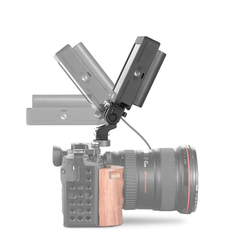 SmallRig 2174B Schwenkbare Monitorhalterung mit Arri-Positionierungsstiften