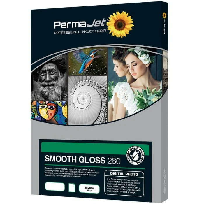 PermaJet PJ50524 Smooth Gloss 280gsm A3 50 sheets