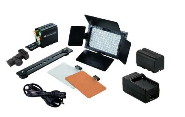 Falcon Eyes LED lamp Set Dimmable DV-160V-K2 incl. Battery