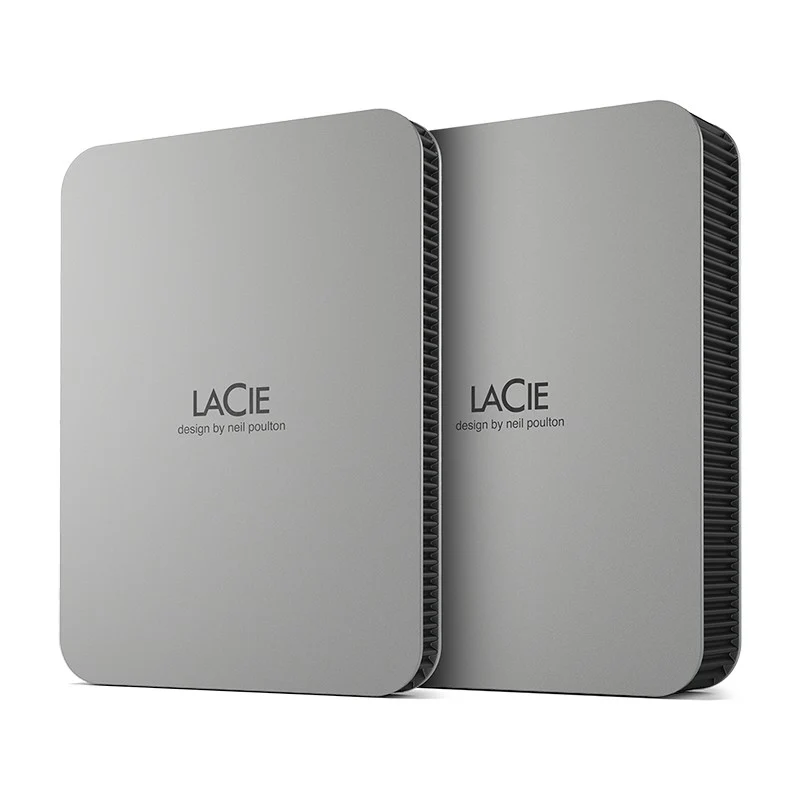 LaCie Mobile Drive 4TB v2 USB-C Moon Silver w/Rescue