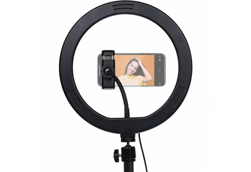 StudioKing LED Vlog Set SK-K190 with Ring Light and Microphone Holder