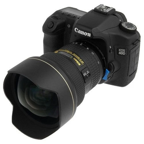 Fotodiox Pro Lens Mount adapter - Nikon Nikkor F Mount G-Type D/SLR Lens to Canon EOS (EF, EF-S) Mount SLR Camera Body with Built-In Aperture Control Dial