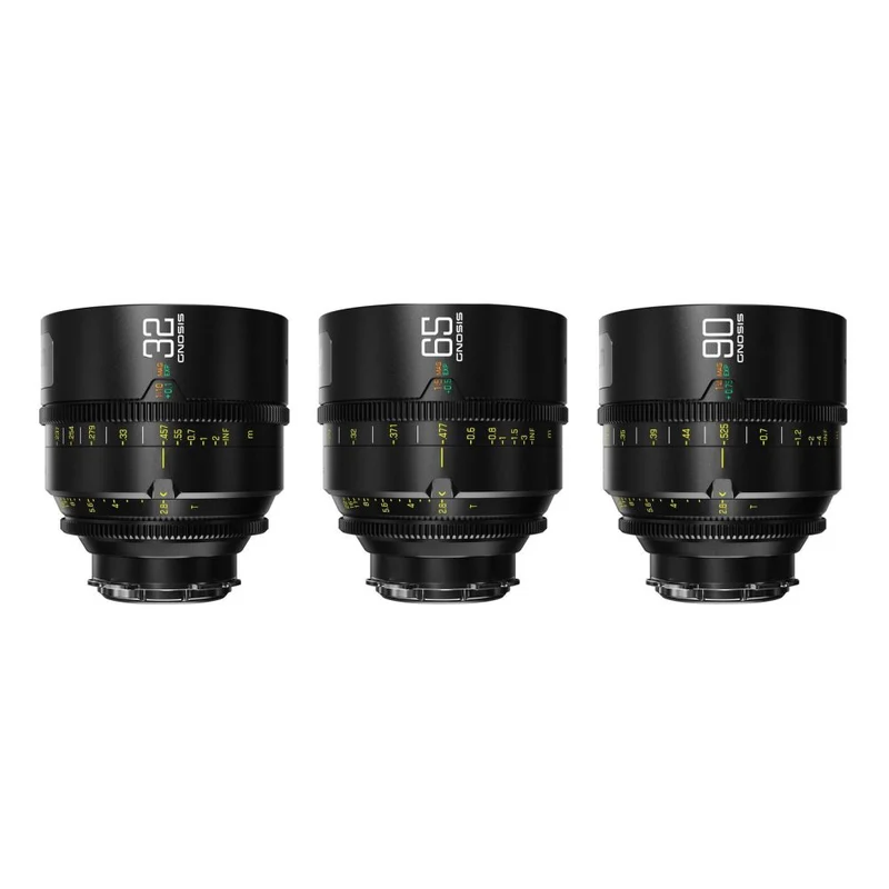 DZOFilm Gnosis Makro 3-Objektiv-Kit (32mm/65mm/90mm T2.8) im Sicherheitskoffer - metrisch