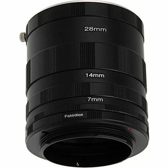 Fotodiox Macro Verlängerungsrohr Set für Spiegelreflexkameras mit Nikon F-Montage für extreme Nahaufnahmen
