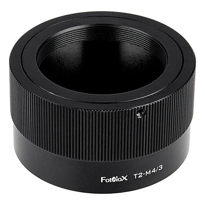 Fotodiox Lens Mount adapter - T-Mount (T / T-2) Screw Mount SLR Lens to Micro Four Thirds (MFT, M4/3) Mount Mirrorless Camera Body