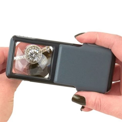 Carson Pop-Up Pocket Magnifier with LED 5x40mm