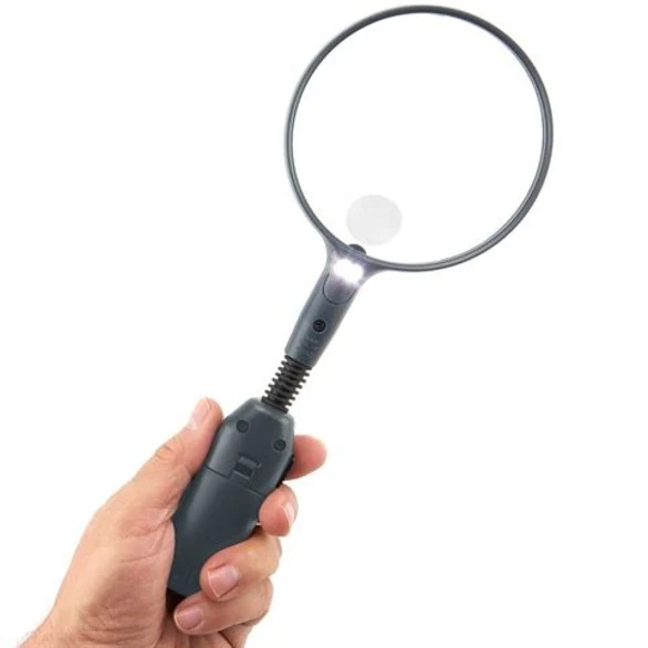 Carson Flexible Table Magnifier with LED 2x110mm