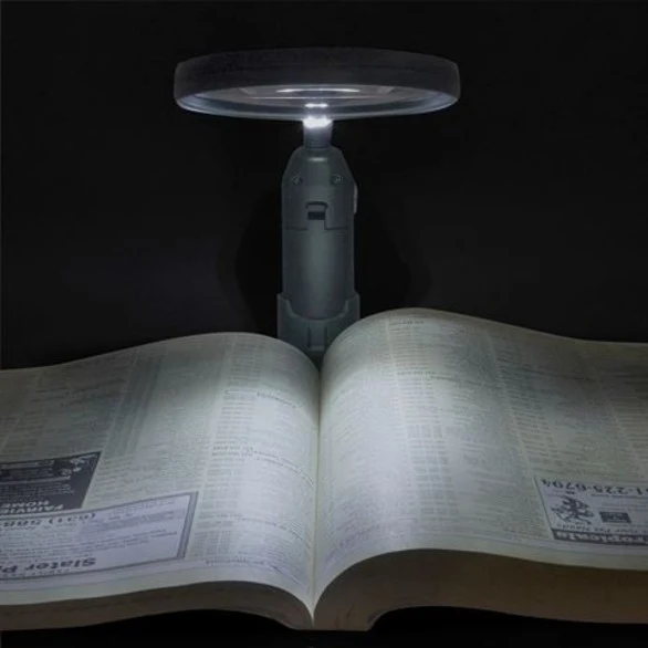 Carson Flexible Table Magnifier with LED 2x110mm