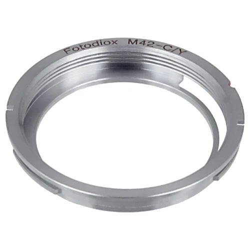 Fotodiox Lens Adapter - Compatible with M42 Screw Mount SLR Lenses to Contax / Yashica Body (C/Y, CY) Mount SLR Cameras