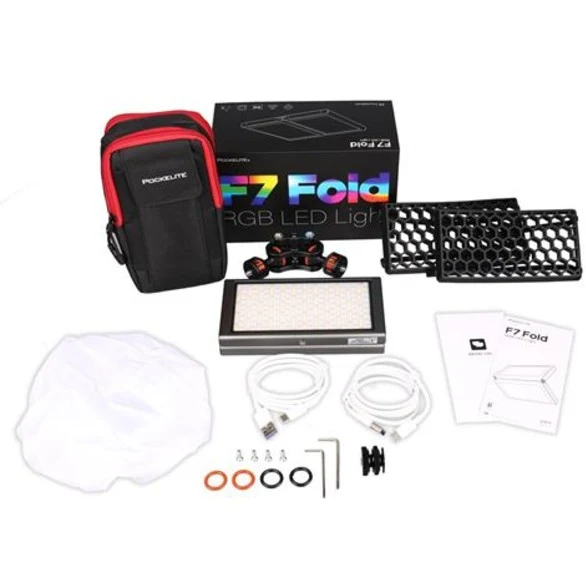 Falcon Eyes RGB LED Light PockeLite F7 Foldable