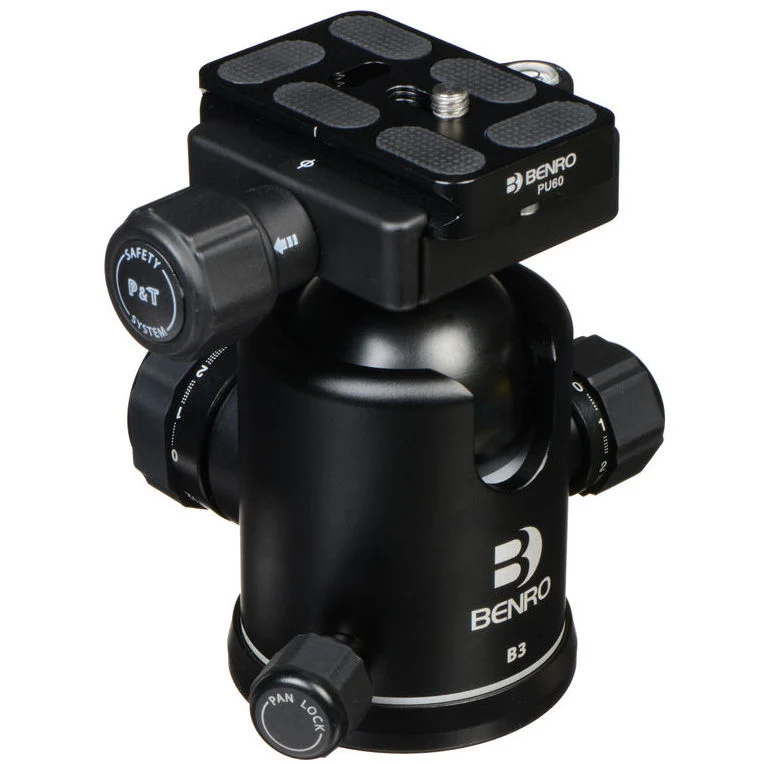 Benro B3 Ball Head with PU-60 Quick Release Plate
