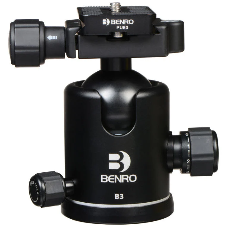 Benro B3 Ball Head with PU-60 Quick Release Plate