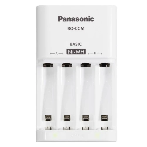 Panasonic battery charger BQCC51 K-Kj51MGD42E with 4x AA and 6x AAA