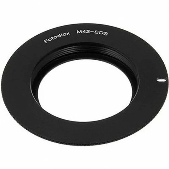 Fotodiox Lens Mount adapter - M42 Type 2 Screw Mount SLR Lens to Canon EOS (EF, EF-S) Mount SLR Camera Body