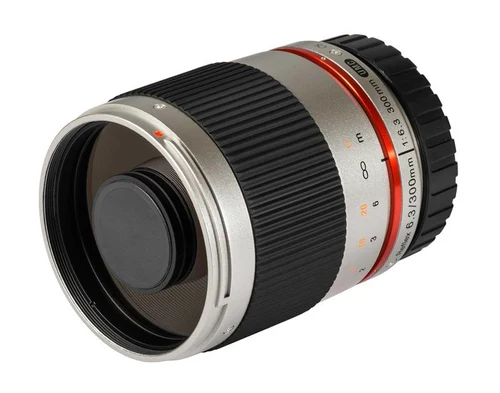 Samyang 300mm Reflex f/6.3 Canon EOS M silber