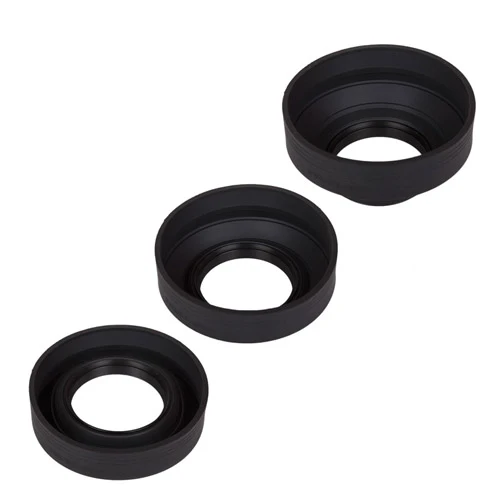 Caruba Rubber Sunshade 3in1 62mm