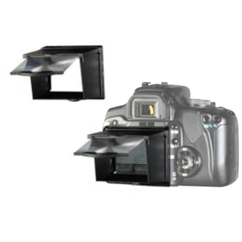 LCD Gegenlichtblende mit universele 2,5" loep