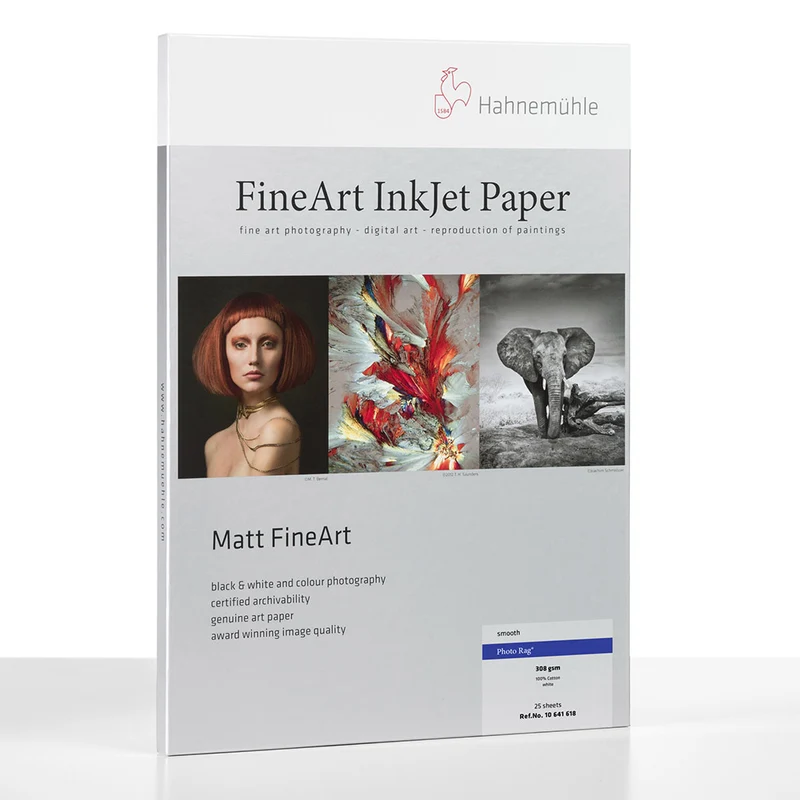 Hahnemühle Photo Rag 308gsm A3+ 25 Sheets