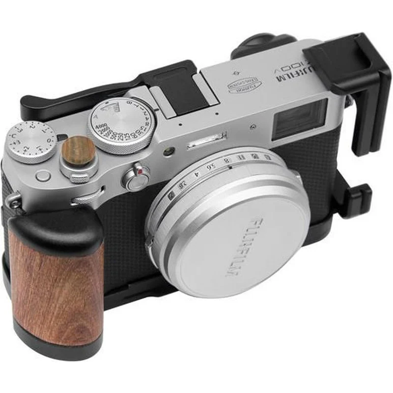 Leofoto LPF-X100V L-Platte mit Griff für Fuji X100V