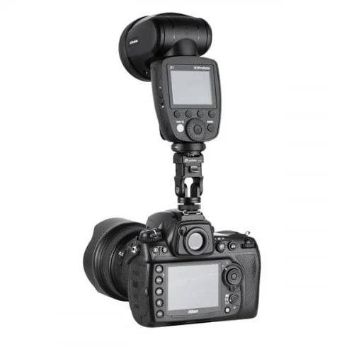 Leofoto FA-15+FA-10 Cold shoe mount with head for FA-10