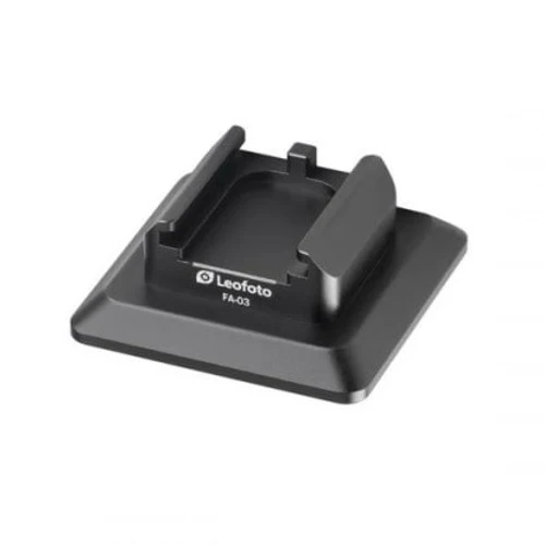 Leofoto FA-03 Cold shoe arca swiss and 1/4" hole
