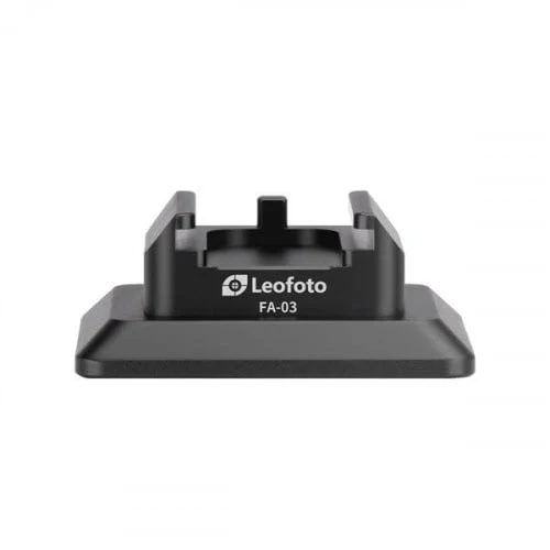 Leofoto FA-03 Cold shoe arca swiss and 1/4" hole